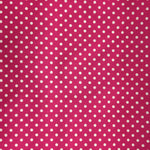 Polycotton Spot Fabric - Per 0.5 Metre Cerise