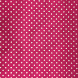 Polycotton Spot Fabric - Per 0.5 Metre Cerise