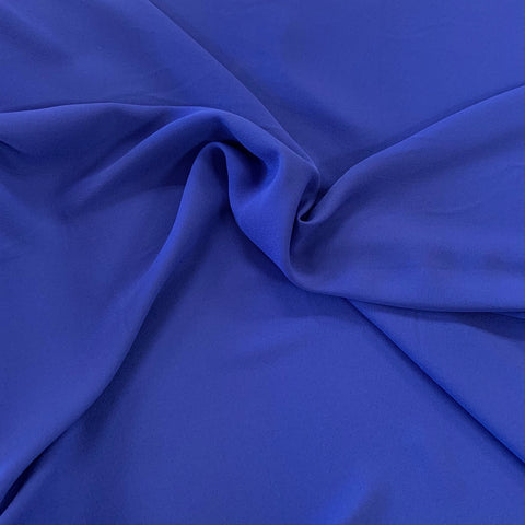 Georgette - Royal Blue - Sold By Half Meter