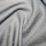 dobby cotton spot grey fabric