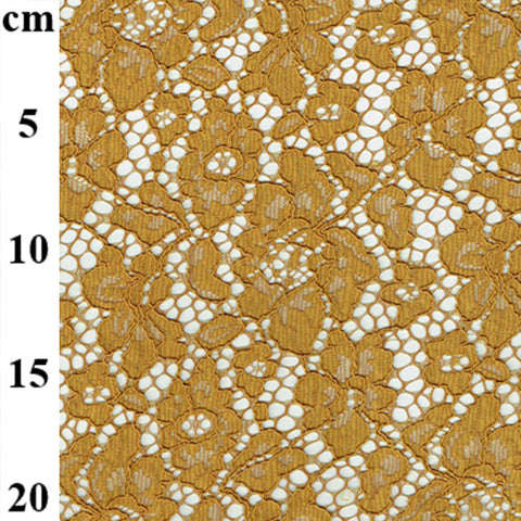 Corded Lace - Gold - Sold by Half Metre
