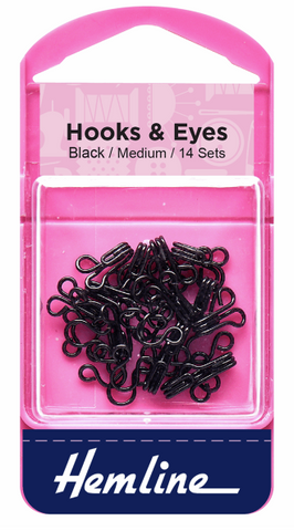 Hooks & Eyes - Medium/Black