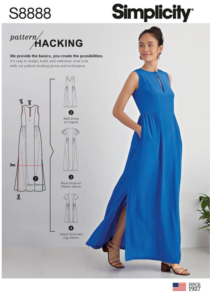 How to sew a Maxi Dress, SIMPLICITY 8874