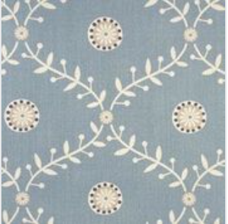 Blungtington Powder Blue - Curtain Fabric