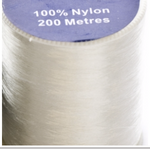 Invisible Nylon Filament Thread 200m - Smoke/Clear