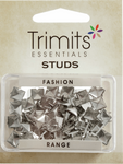 Studs: Claw - Silver - 9mm Wide