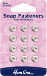 Snap Fasteners - 9mm Silver