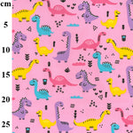 childrens dinosaur polycotton fabric