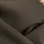 ** Remnant 81202 1.55m Woolen Mix Suiting Black 150cm Wide