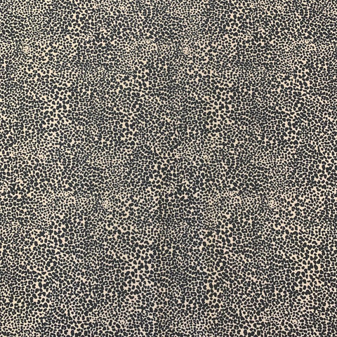 Mini animal print leopard black and beige 100% Craft cotton fabric perfect for summer clothes crafts dresses tops nightwear lightweight cool Kayes dressmaking Southend Westcliff sewing fabric shops cool clothes Metre discount cheap 