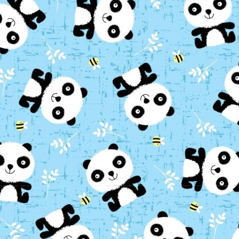 panda cotton fabric