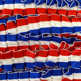 Red/White/Blue Pleated Trim - Coronation