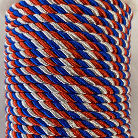 Red/White/Blue Cord Approx 5mm - Coronation