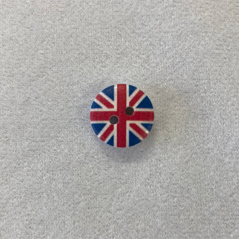 Union Jack Buttons - Coronation - Red/White/Blue