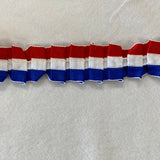 Red/White/Blue Pleated Trim - Coronation