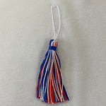 Tassels - 9cm - Red/White/Blue - Coronation