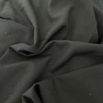 Remnant 230107 0.75m Black Wool Barathea - 150cm Wide