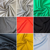 Cotton Jersey - Select Colour - £11.00 Per Metre - Sold By Half Meter