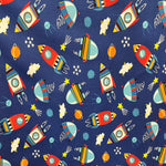 Cotton Jersey - Stof - Cosmic - Sold By Half Metre