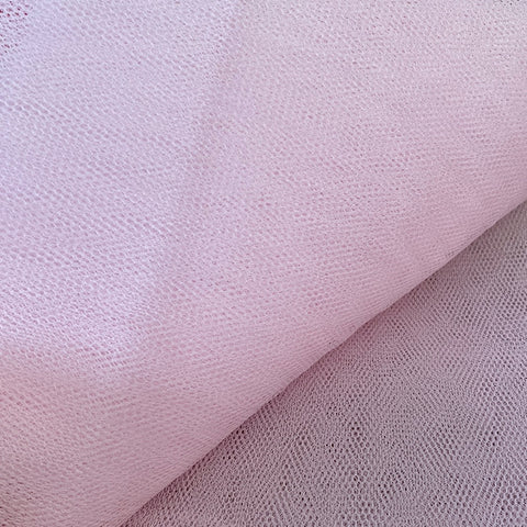 **Remnant 110419 2.1m Dress Net - Baby Pink - 150cm Wide **