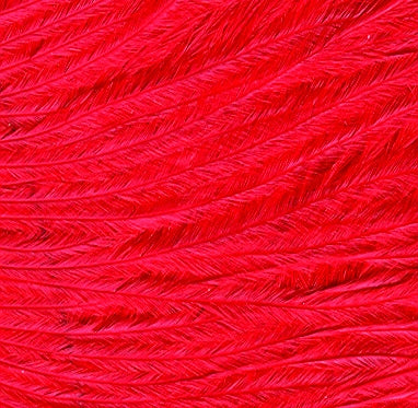 Marabou Feather Tri m - Red
