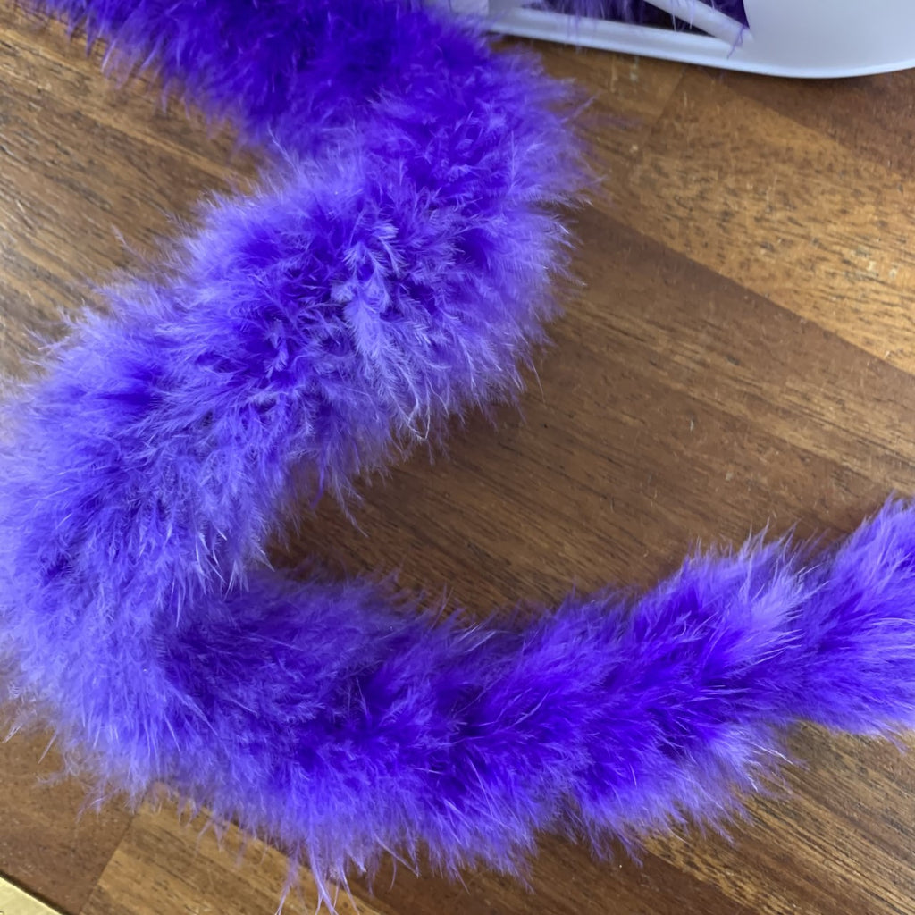 Marabou Feather Trim - Purple – Kayes Textiles