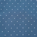 Polycotton Print - Pin Spot - Wedgewood - Sold by Half Metre